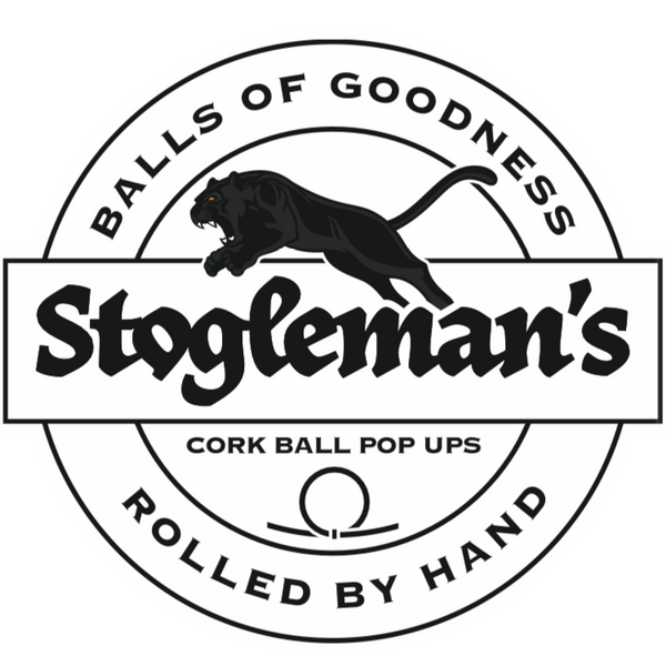 stoglemans cork ball pop ups logo 